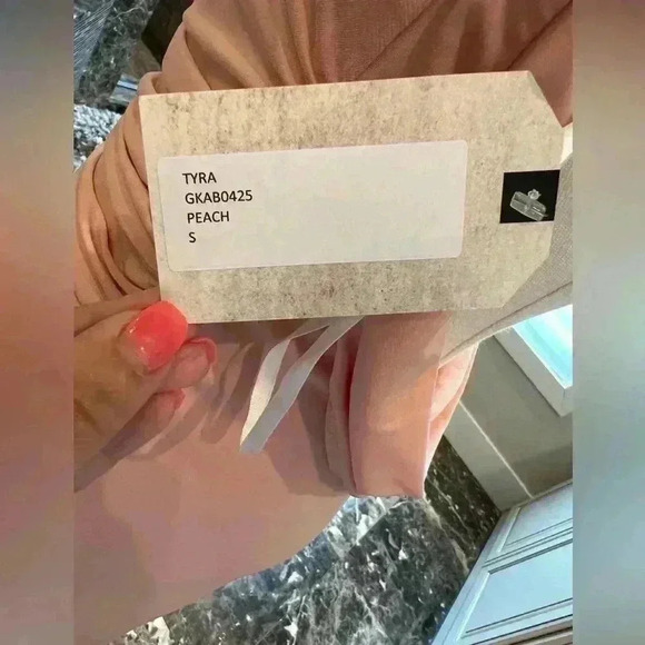 NWT Katie May Tyra Gown in Peach size S - Picture 7 of 9